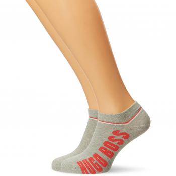 Calcetines BOSS AS Logo CC para Hombre, Plateado, Talla 43/46 (Pack de 2)