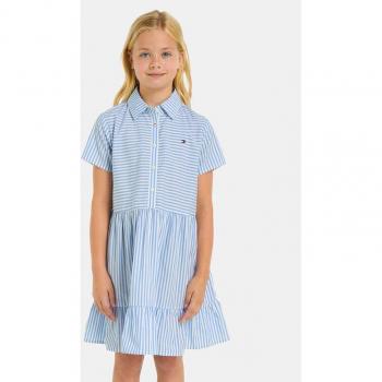 Tommy Hilfiger Blauer Hemdkleid – Modell Ithaka KG0KG07821 D – Regular Fit