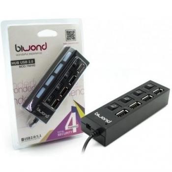 USB Hub TNH40 Biwond – 4 puertos con control