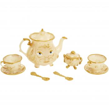 Ensemble de thé Disney La Belle & Bête – 6 pièces, multicolore en céramique