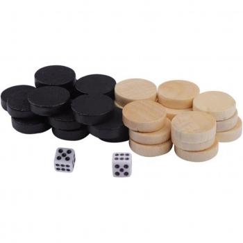 Jeu d'apprentissage d'échecs et de backgammon en bois