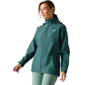 Regatta Women’s Teal Dayshaii Shell with Hood – Size 14