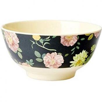 Bol rose noir design moyen
