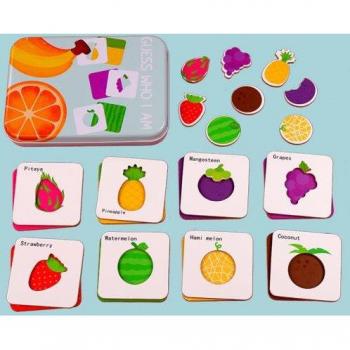 Puzle de Aprendizaje: Animales y Frutas