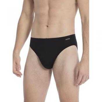 CALIDA Herren Slip Evolution Schwarz Baumwolle S