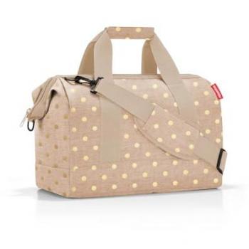 Sac de Voyage Reisenthel Allrounder M 40 cm Café à Pois Métalliques