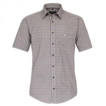 CASAMODA Herren Freizeithemd Kurzarm, orange, Gr. S