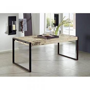 Tavolo da pranzo in legno mango 180x90x76