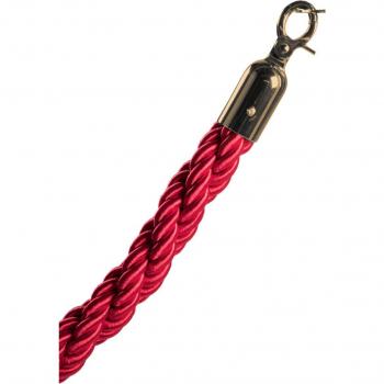 Mousqueton VEGA: Duo de Cordons Vesara Rouges – 153 × 3,2 cm
