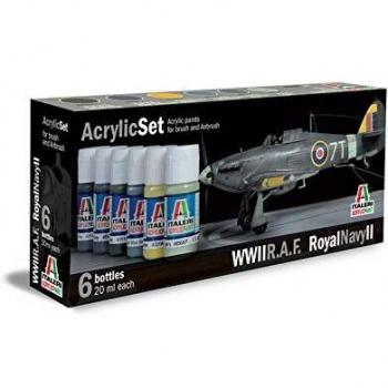 Italeri 510000444 Acrylic Set R.A.F. ROYAL NAVY II