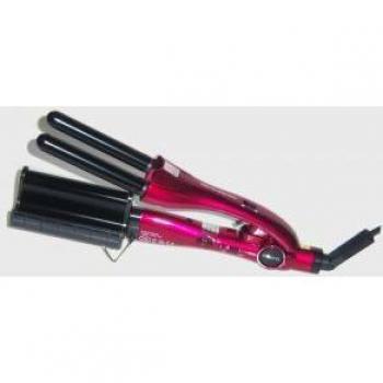 Ferro Professionale Tridente 3 in 1 con Spray H-Zone 250 ml per Capelli Ricci