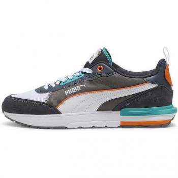 Zapatillas Puma R22 Retrorunning Marrón-Blanco Hombre 40