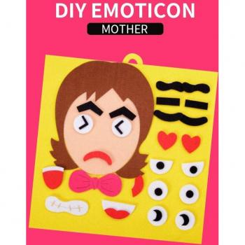 DIY Kids Emotion Puzzle Toys 30CM x 30CM
