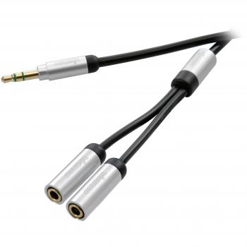 Vivanco 3,5mm Klinken Y-Adapter