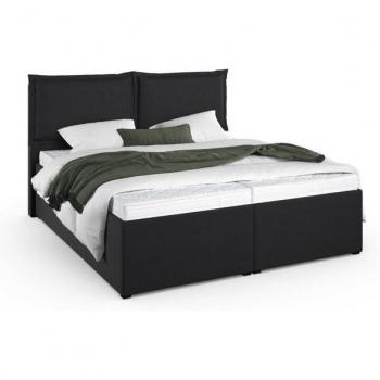 Lyara Polsterbett MAINTAL – grauer Anthrazitbezug – B187 × L215 cm – 100 % Polyester – Matratzenoptionen: keine, Soft, Medium, Hard
