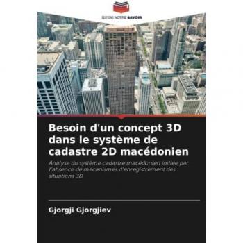 Gjorgjiev, Gjorgji: Besoin d'un concept 3D dans le système de cadastre 2D macédonien