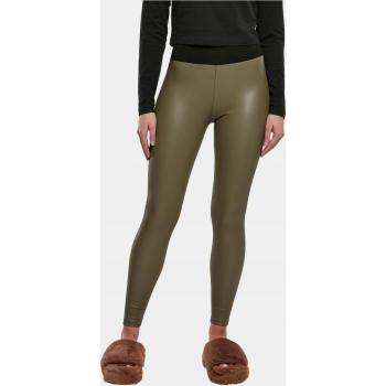 Leggings Urban Classics in faux cuoio oliva L