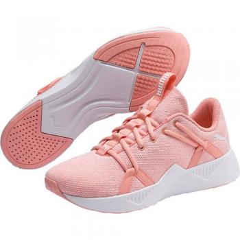 ASICS Women's Incite Knit Wn S Crosstrainer – Peach Bud-Puma White – Größe 36