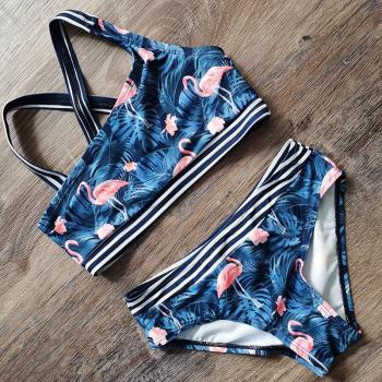 Girls Summer Flamingo Swim Set 3-14 Years