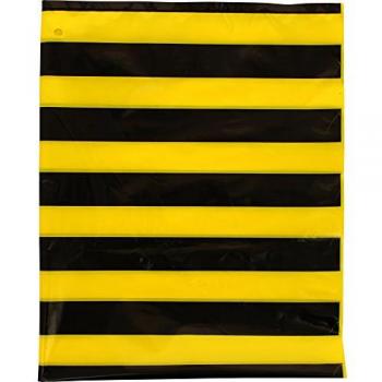 BOLSA DISFRAZ 56x70 IMPRESA AMARILLO/NEGRO