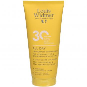Louis Widmer Crème Solaire SPF30 All Day, 200 ml – Sans Parfum
