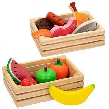 Set 2 Cajas Comida Madera