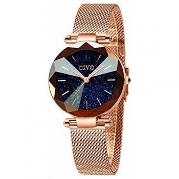 Orologio Elegante CIVO in Acciaio Inossidabile Oro Rosa
