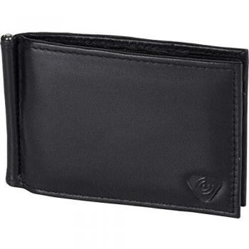 Elegantes RFID Kartenetui in Schwarz mit Platz für 6 Karten und Geldscheinklipp
