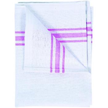 WORK White Cotton Tea Towel 190x290mm Pack of 10