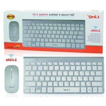 Mouse y teclado LinqKit Cs3000, diseño delgado