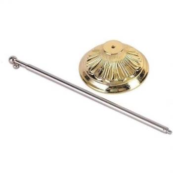 65cm Stainless Steel Tabletop Flagpole Style 3