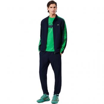 Vêtement de Sport Lacoste Tennis Medvedev Bleu Marine Vert
