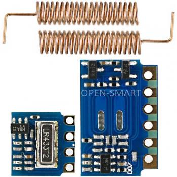 433MHz Wireless RF Module with Spring Antennas
