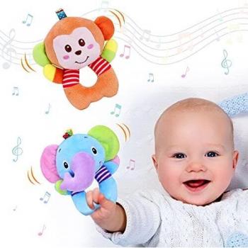 Sonajero de Animales de Peluche Vacoulery