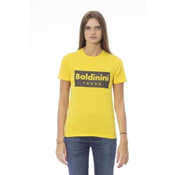 Baldinini Yellow Cotton T-Shirt