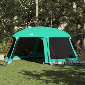 Verde Refugio: Carpa de Piscina con Estructura Desmontable 618x532 cm
