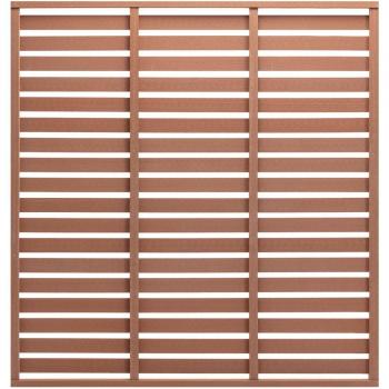 VidaXL Brown WPC Garden Fence Panel 180x180 cm