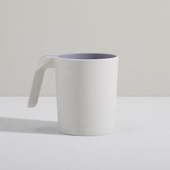 Two-Tone Plastic Toothbrush Mug