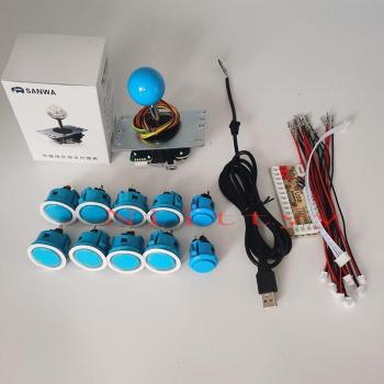 Sanwa JLF-TP-8YT OBSF-30 Arcade DIY Kit