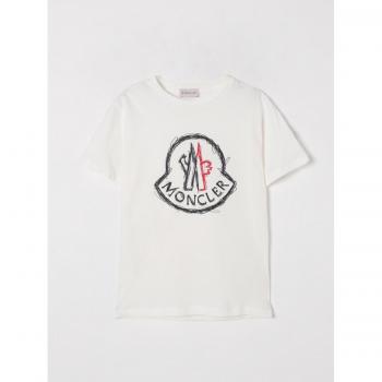 T-Shirt MONCLER Enfant Blanc Style 8