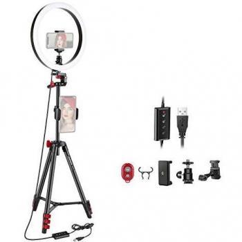 Anello luminoso Neewer 25,4 cm per selfie con treppiede