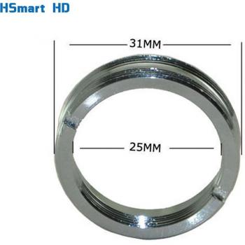 Extension en aluminium C pour lentille mâle à filetage CS