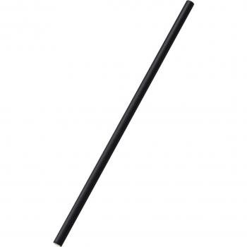 Confezione 100 cannucce Nero Jumbo 0.8×25 cm ØxL Wimex