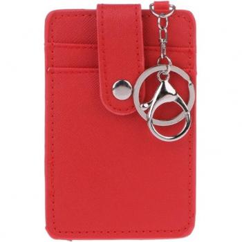 Porte-carte d'identité unisexe en cuir avec 6 options de couleur