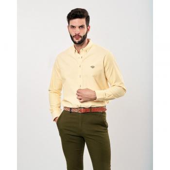 Camisa de Hombre Spagnolo – Oxford Amarilla