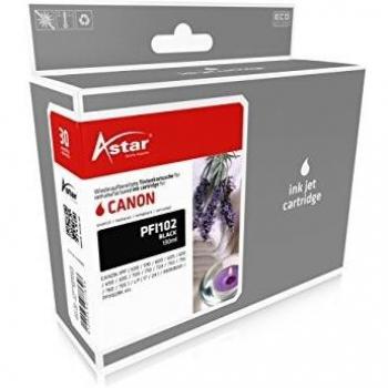 Encre de Remplacement Astar AS15102 pour Imprimante Canon 0895B001 et PFI102BK