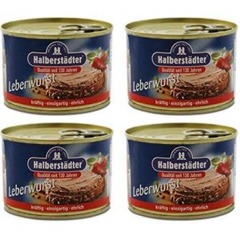 3er Pack Halberstädter Leberwurst (3 x 160 g)