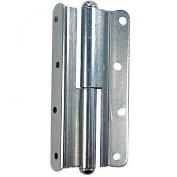 Verzinktes Aufsatzband QF 140 mm für linke Türen