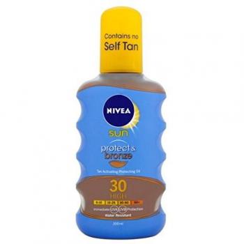 Nivea Sun Protect & Bronze Dry Touch Sun Oil SPF 30, 200 ml