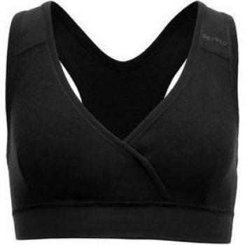 Devold W Nibba Fleece Sport-BH in Schwarz M